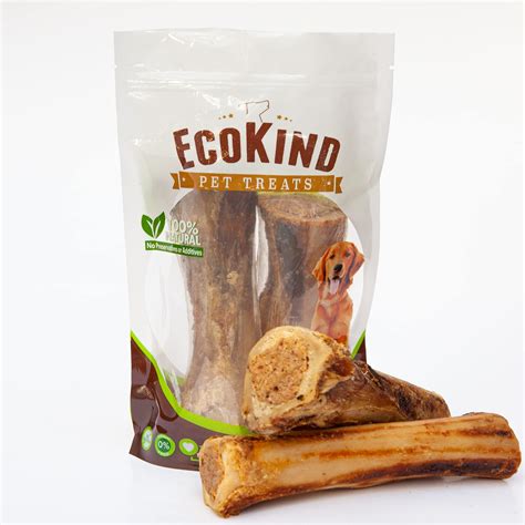 Eco Kind All Natural Stuffed Shin Bone For Dogs Large Filled Dog