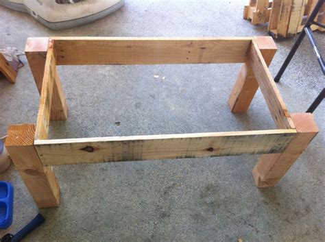 Starting with remove the dangerous nails and disinfects the pallet with a pressure washer and then rubs it with an iron and soap pad. Pallet Coffee Table - Little Bits of...