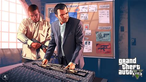 Fond Décran Grand Theft Auto V Jeux De Rock Star Personnages De