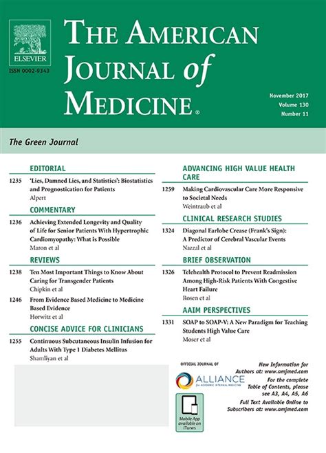 The American Journal Of Medicine November 2017 Volume 130 Issue 11