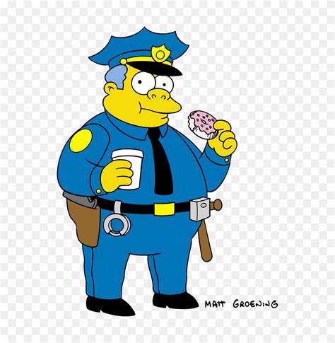 Clancy Wiggum Simpsons Wiki Fandom Powered Police Station Clipart Flyclipart