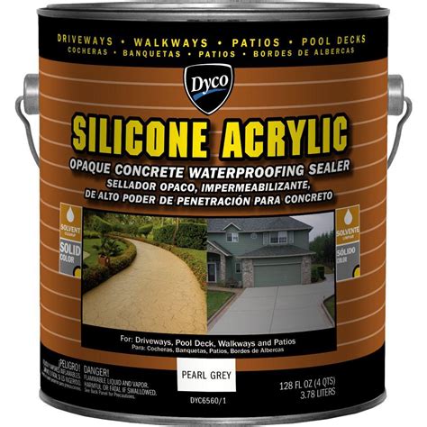 You can apply multiple coats without any problems the sealer will still be clear even after. Dyco Silicone Acrylic 1 gal. 6560 Pearl Grey Exterior ...