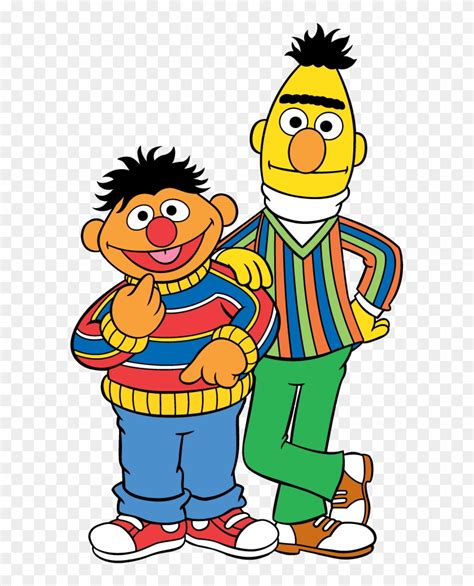 Face Clipart Sesame Street Bert And Ernie Transparent Png X