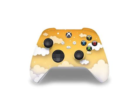 Yellow Clouds In The Sky Xbox Series Controller Skin Stickybunny