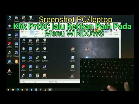 Tutorial Cara Screenshot Layar Pc Leptop Komputer Pada Windows Youtube