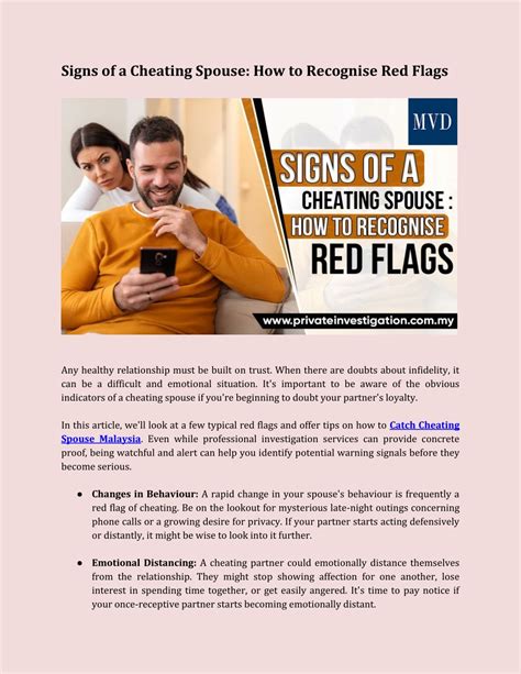 Ppt Signs Of A Cheating Spouse How To Recognise Red Flags Powerpoint Presentation Id 12191981
