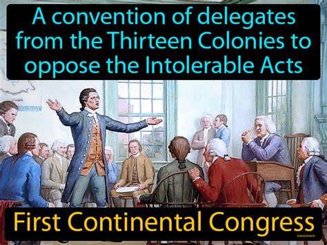 First Continental Congress Definition And Image Gamesmartz