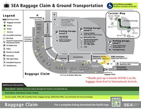 Seatac Airport Parking Garage Map Dandk Organizer