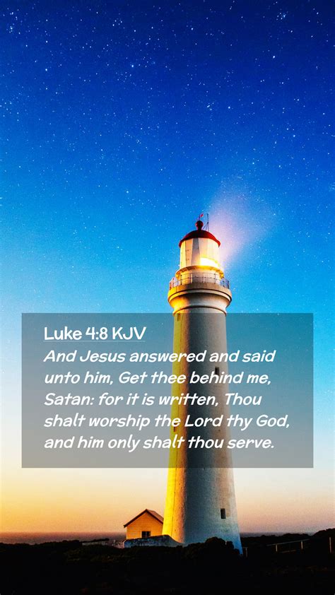Luke 48 Kjv Mobile Phone Wallpaper And Jesus Answered And Said Unto