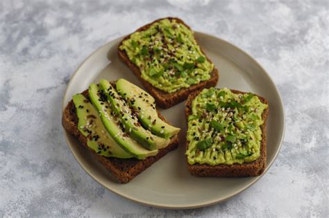To force an update of this list, click here. Avocado open toast with avocado slices, lemon, flax seeds ...