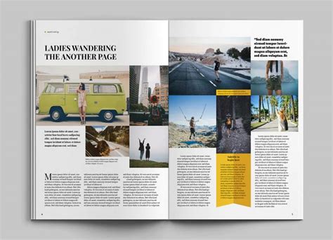 Travel Magazine Layout Design Ksioks