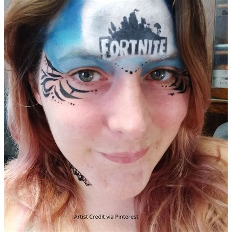 Diyeah Face Painting Stencil J07 Fortnite In 2022 Face Painting