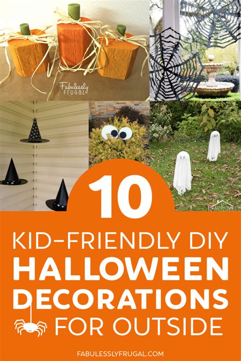 20 Kid Friendly Diy Halloween Decorations Fabulessly Frugal