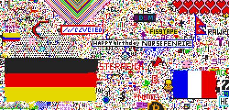 The best site to see, rate and share funny memes! France evades Germany | /r/place | Know Your Meme