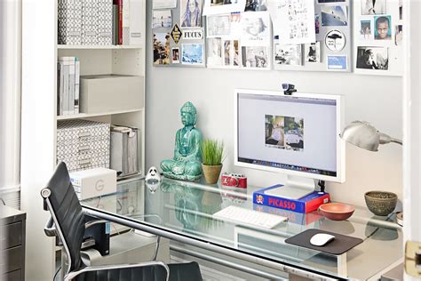 5 Ways To Organize A Desk Without Drawers Apartment Therapy