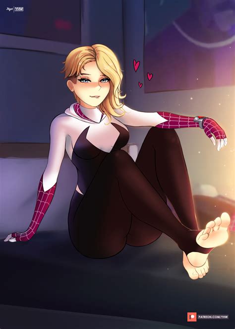 Spider Gwen And Gwen Stacy Marvel And 4 More Drawn By Mystyhw Danbooru