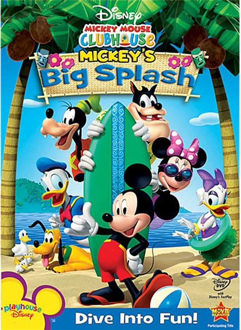 Disney Mickey Mouse Clubhouse Mickeys Big Splash Dvd Shopstyle Kids