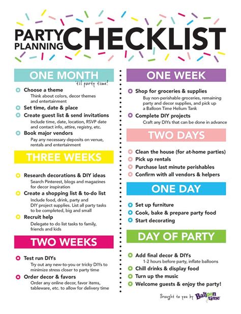 Image Result For Online Party Planner Party Planning Checklist