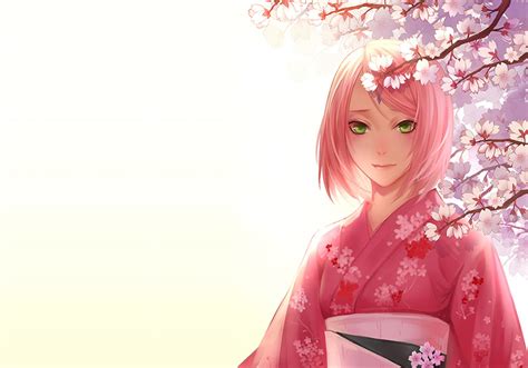 Fond Décran 2000x1400 Px Anime Filles Anime Fleur De Cerisier