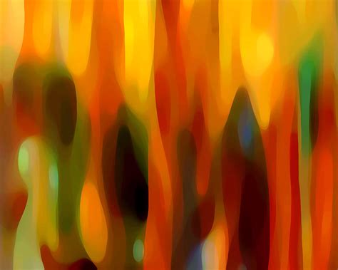 Abstract Forest Painting By Amy Vangsgard Pixels