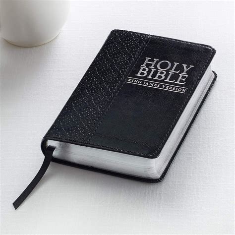 Christian Art Publishers Mini Pocket Bible Zippered Faux Leather