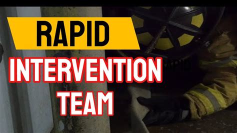 Rapid Intervention Team Firefighter Training Youtube