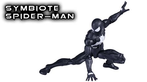 Marvel Legends Symbiote Spider Man Retro Black Suit Action Figure