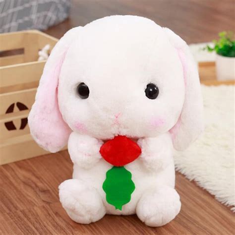 Soft Stuffed And Plush Animal Lop Rabbit Toy Cute Bunny Kids Fluffy Doll