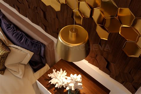 Thai style bedroom design on Behance