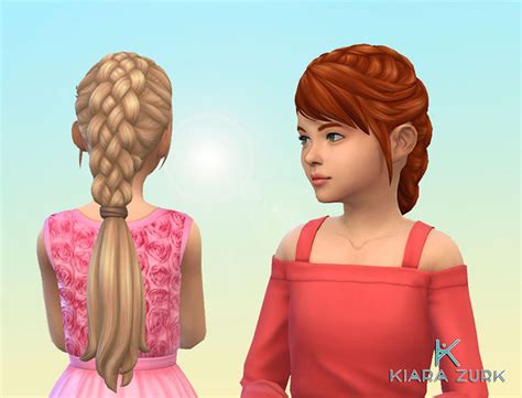 Sims 4 Maxis Match Braided Hair Michaelvsa