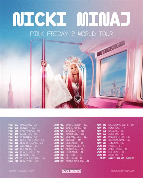 Nicki Minaj Announces Pink Friday World Tour Pollstar News