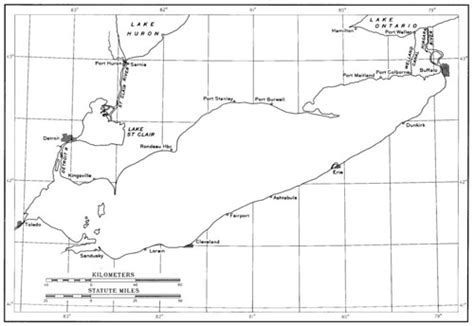 Shoreline Map Of Lake Erie Lake Erie Shoreline Image Flickr