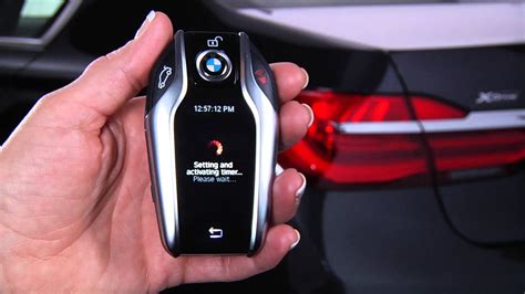 Use Display Key To Set Climate Control For Departure Time Bmw Genius