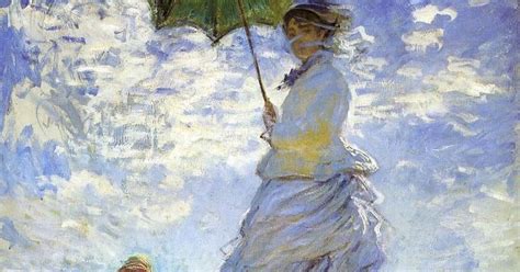 Atando Arte El Paseo Mujer Con Sombrilla Claude Monet