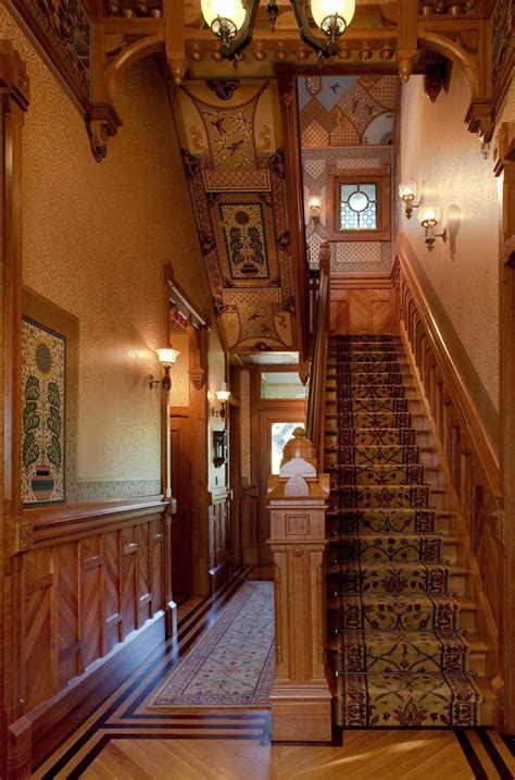Mcdonald Mansion Main Stair Hall Staircase Design Architecture