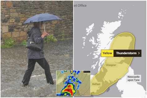 Scotland Weather Flood And Thunderstorm Warnings In Place As Scots Set To See Month Of