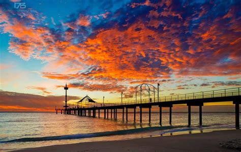 Brighton Jetty Sunset By Dave Birch Photography Sunset Australia