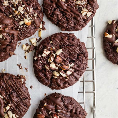 Double Chocolate Chip Hazelnut Cookies Salted Plains