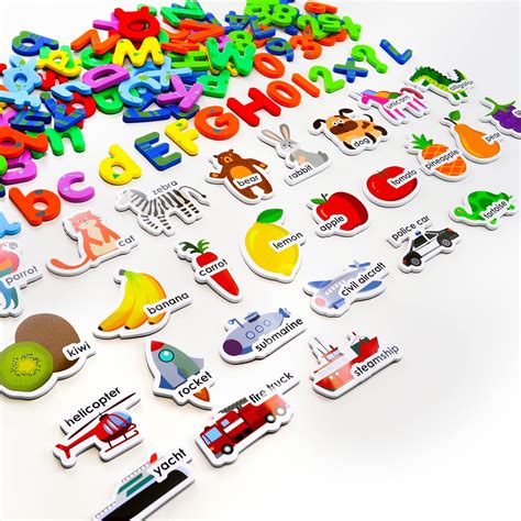 Buy Magnetic Letters And Numbers For Toddlers Vcertcpl 134pcs