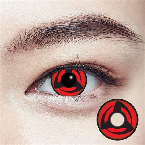 Uchiha Clan Kakashi Mangekyou Sharingan Contact Lenses