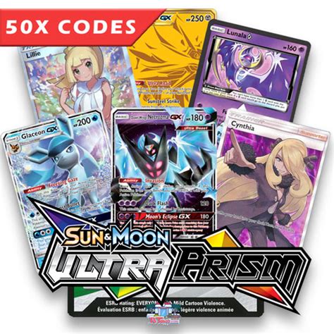 The following table is a complete list of all the cards in the set. Ultra Prism Bulk Pokemon TCG Online Booster Codes