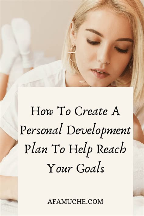 How To Create A Personal Development Plan Afam Uche