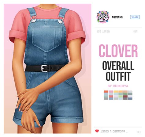 Best Sims 4 Overalls Cc For Female Sim Outfits All Free Fandomspot Parkerspot