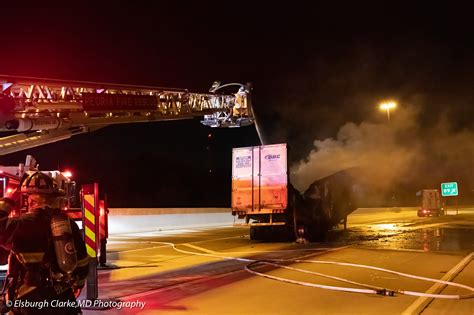Gallery Peoria Firefighters Respond To Semi Truck Fire On I 74