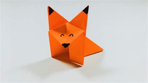 Origami Fox How To Make An Easy Origami Fox Youtube