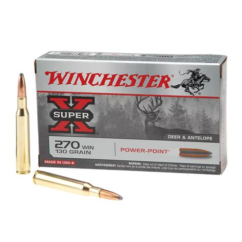 Winchester Super X Power Point 270 Winchester 130 Grain Rifle