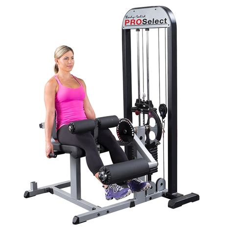 Body Solid Selectorized Leg Ext And Leg Curl Machine Gcec