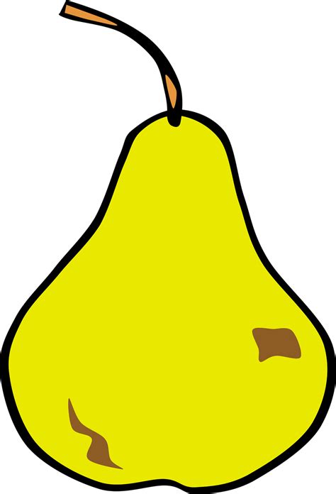 Pear Free Stock Photo Illustration Of A Pear 11411