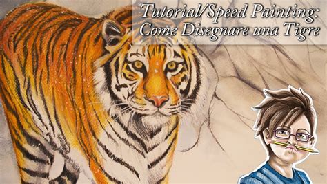 Tutorial Speed Painting Come Disegnare Una Tigre Youtube