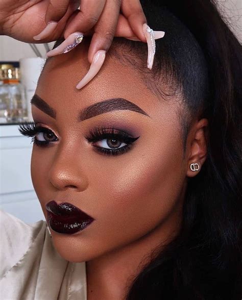 2019 Great Makeup Styles For Dark Skin Women To Copy Brown Girls